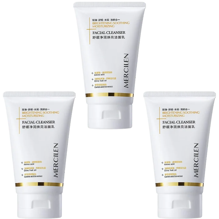 MERCILEN Moisturizing Facial Cleanser, 120 g
