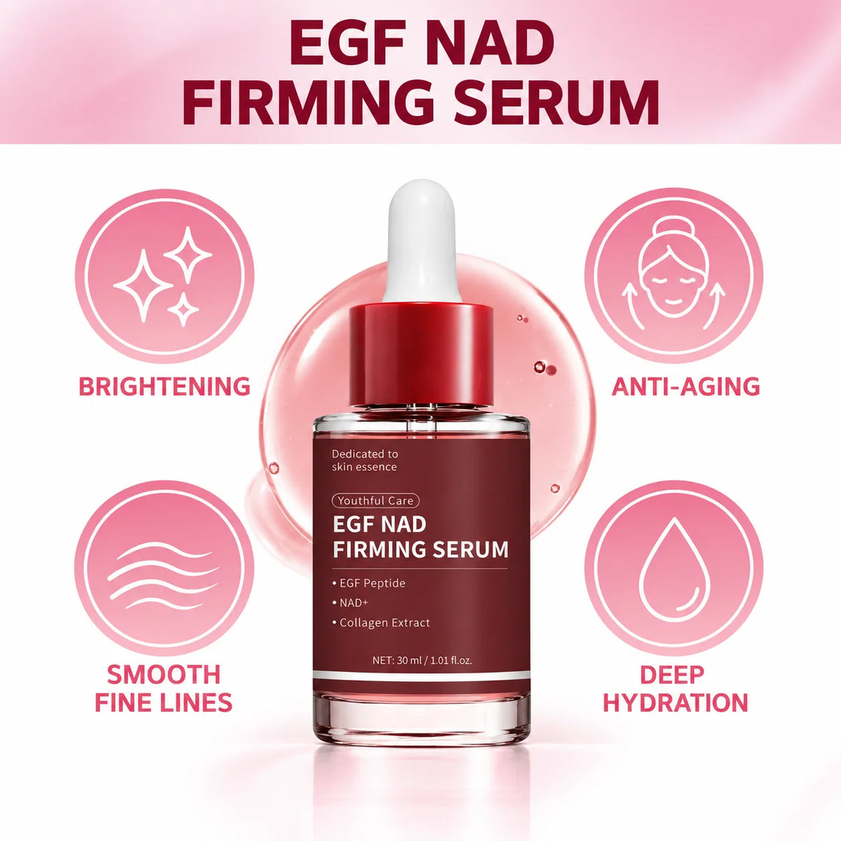 NAD EGF Firming Facial Serum, 30 ml