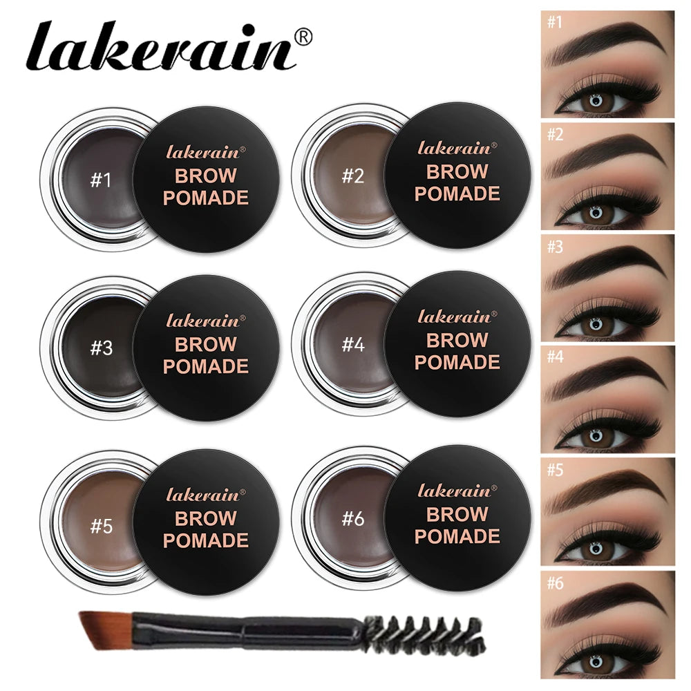 Waterproof Eyebrow Pomade with Brush