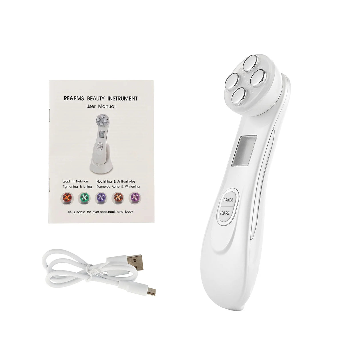 Foreverlily EMS and LED Facial Beauty Device