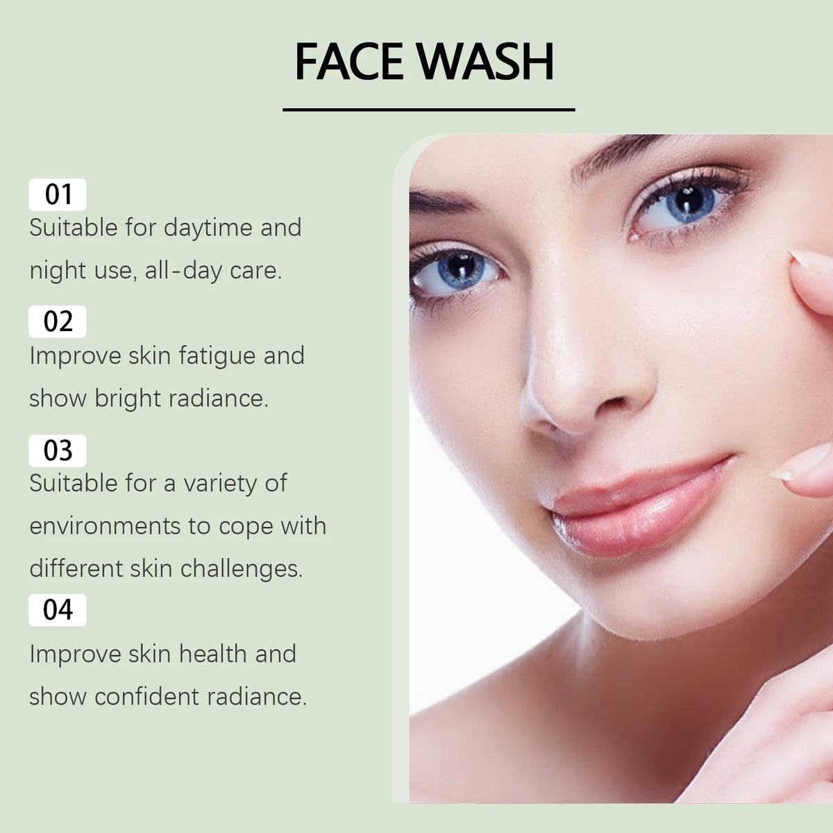 HOYGI Hyaluronic Acid Facial Cleansing Gel, 100 ml