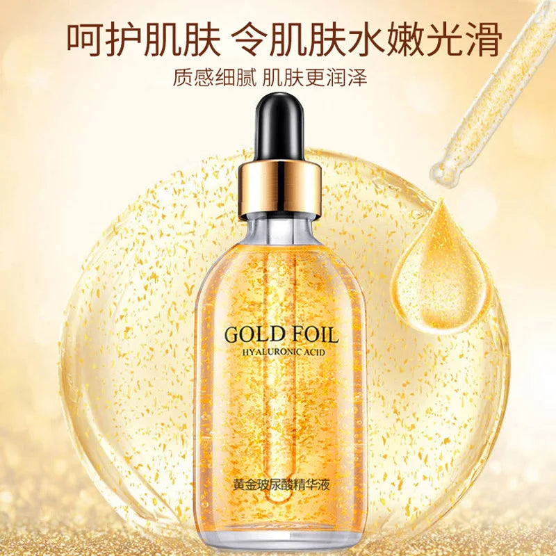 24K Gold, Hyaluronic Acid and Niacinamide Facial Serum, 100 ml