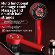 Electric Vibration Scalp Massage Comb with Red Light