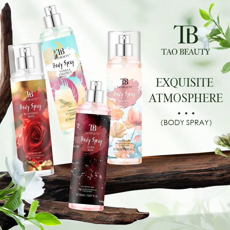 Alcohol-Free Floral and Fruity Body Fragrance Spray, 150ml