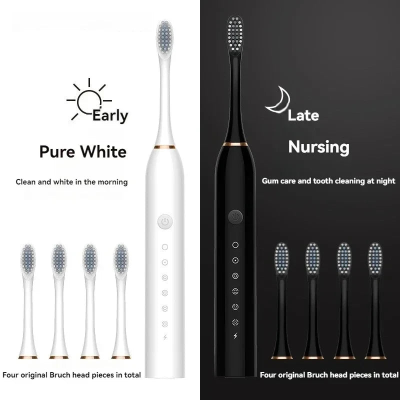 Ultrasonic Electric Toothbrush with 6 Speed Modes