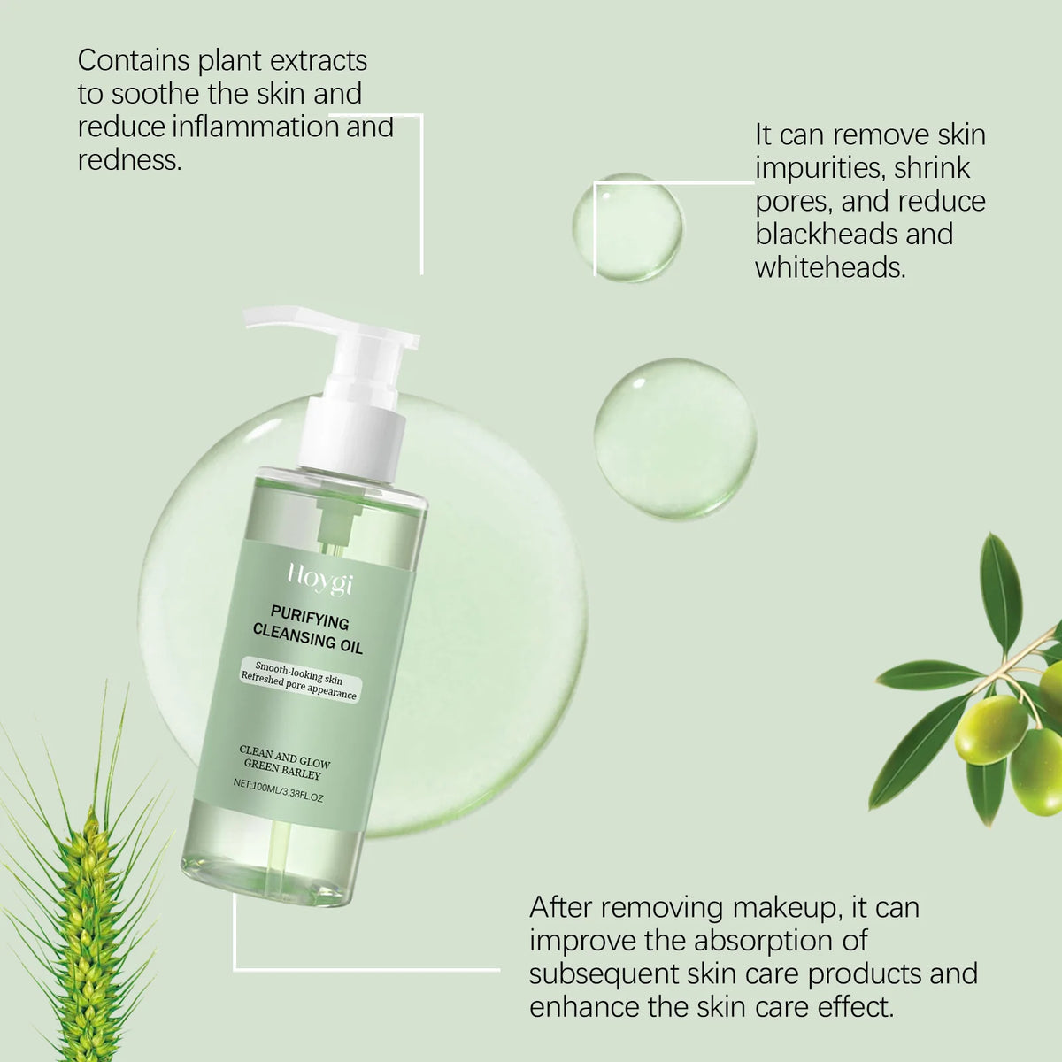 HOYGI Makeup Cleansing Oil, 100 ml