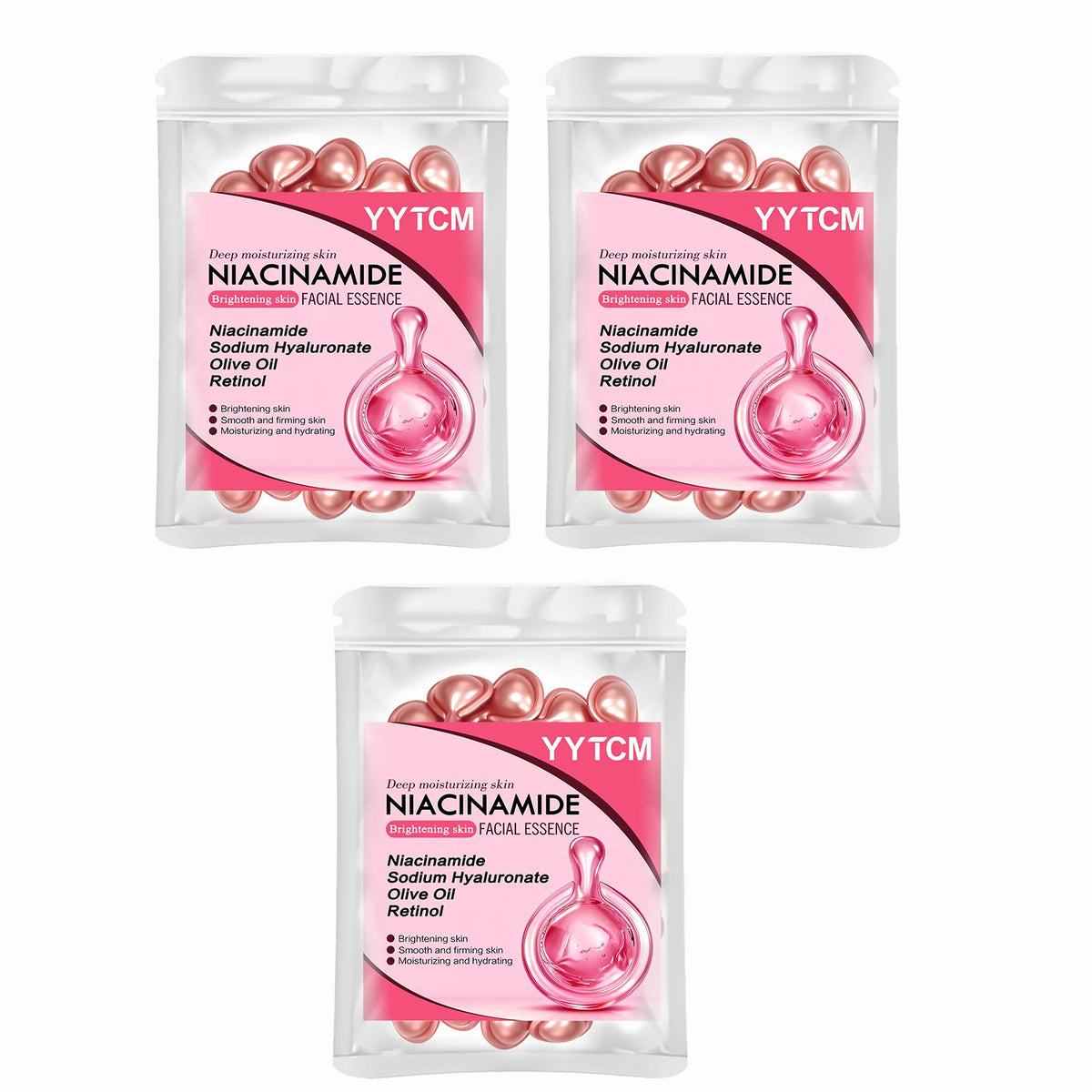 Niacinamide Facial Essence Capsules, 30 Count