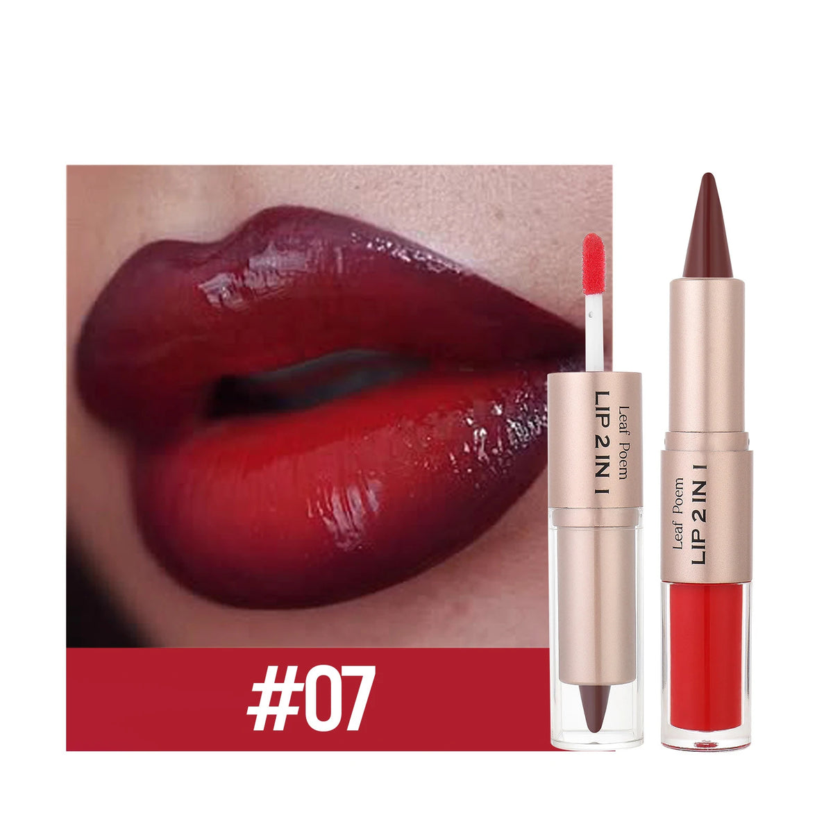 2-in-1 Matte Lip Liner and Crystal Lip Gloss