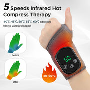 Electric Heating Wrist Massager with Vibration