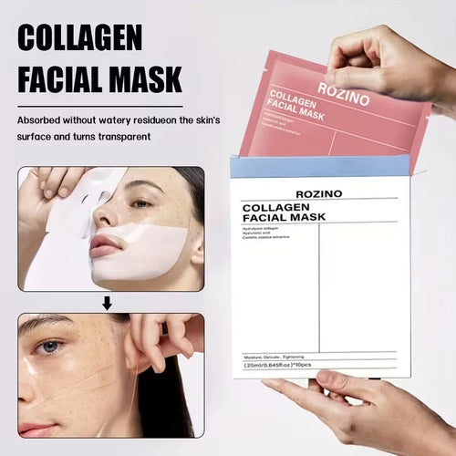 10-Piece Bio-Collagen Facial Mask Set