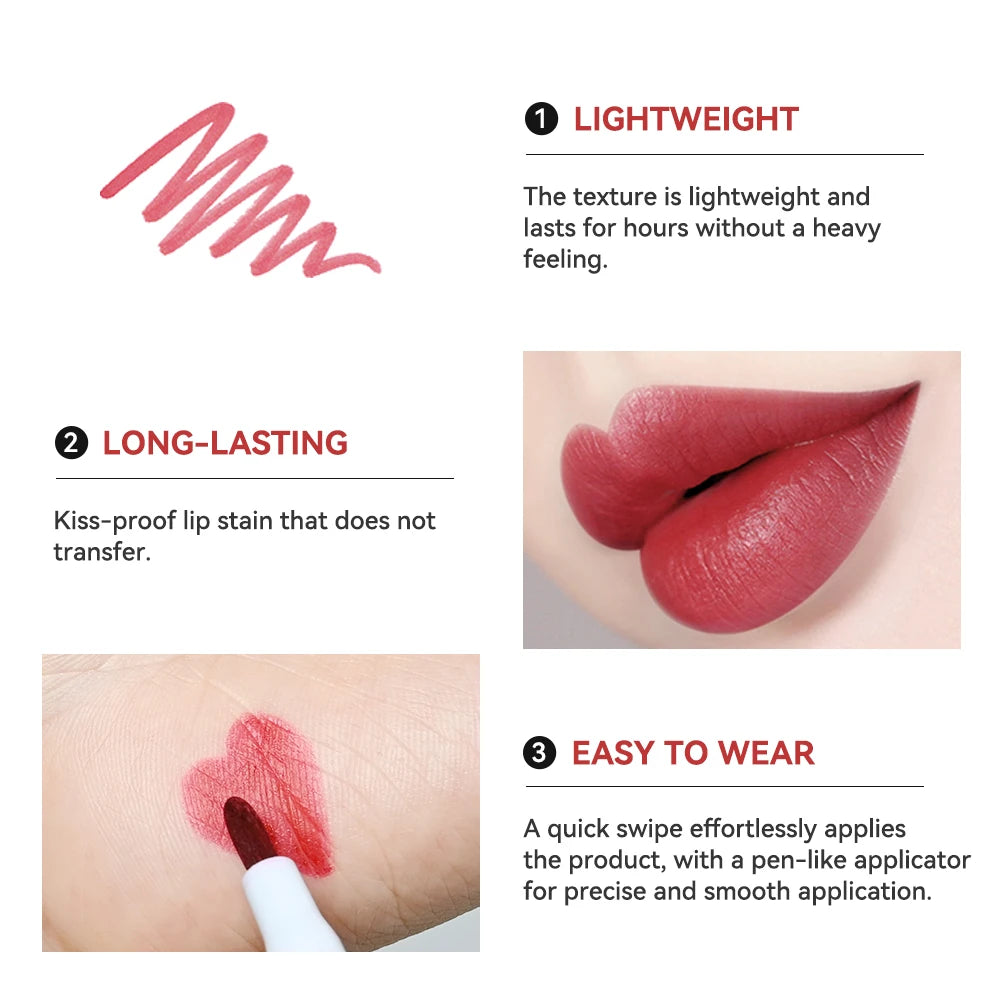 Lakerain Waterproof Lip Stain, 1.7ml