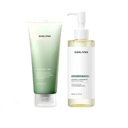 SANLIVNA Heartleaf Facial Cleanser and Cleansing Oil Set