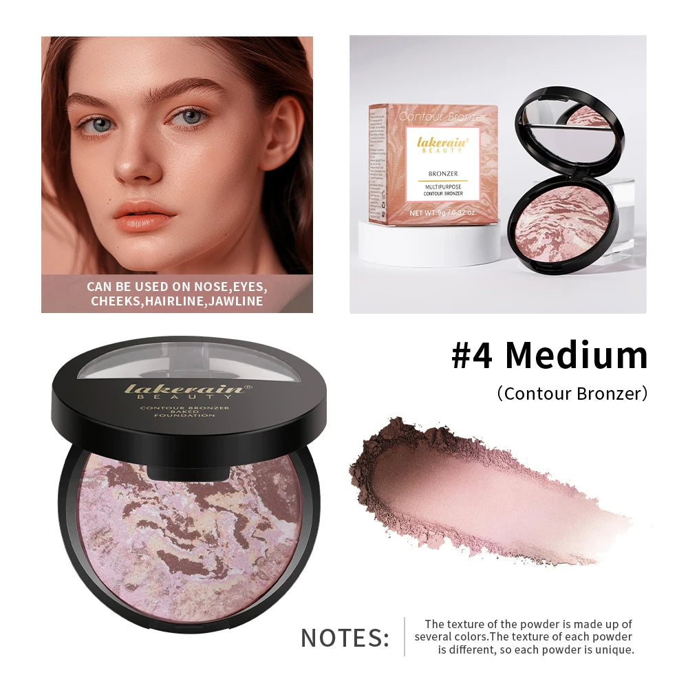 Demi-Matte Baked Color-Correcting Powder Foundation