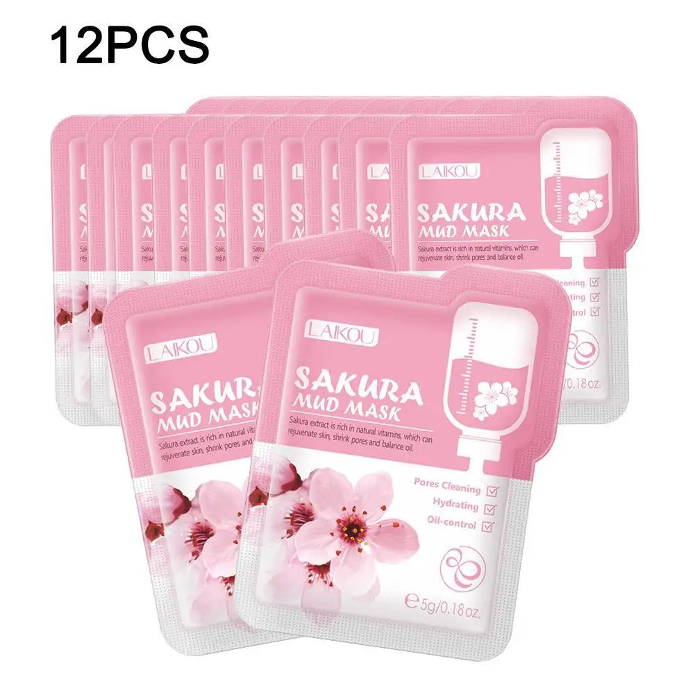 12-Piece Sakura Mud Mask Set