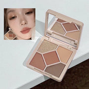 Makeup Gift Box Set with Lipstick, Powder, Blush and Necklace