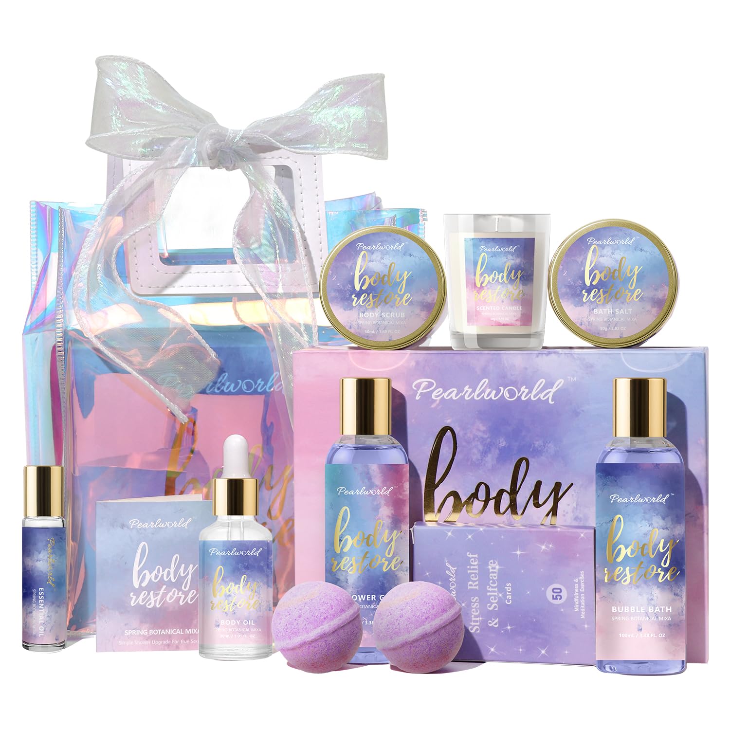 PearlWorld 12-Piece Luxury Spa Kit
