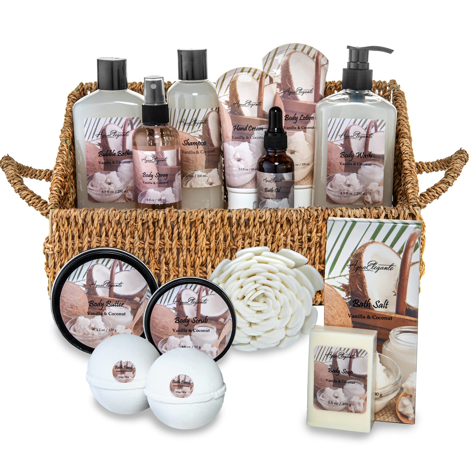 Coconut Vanilla Spa Luxury Gift Set