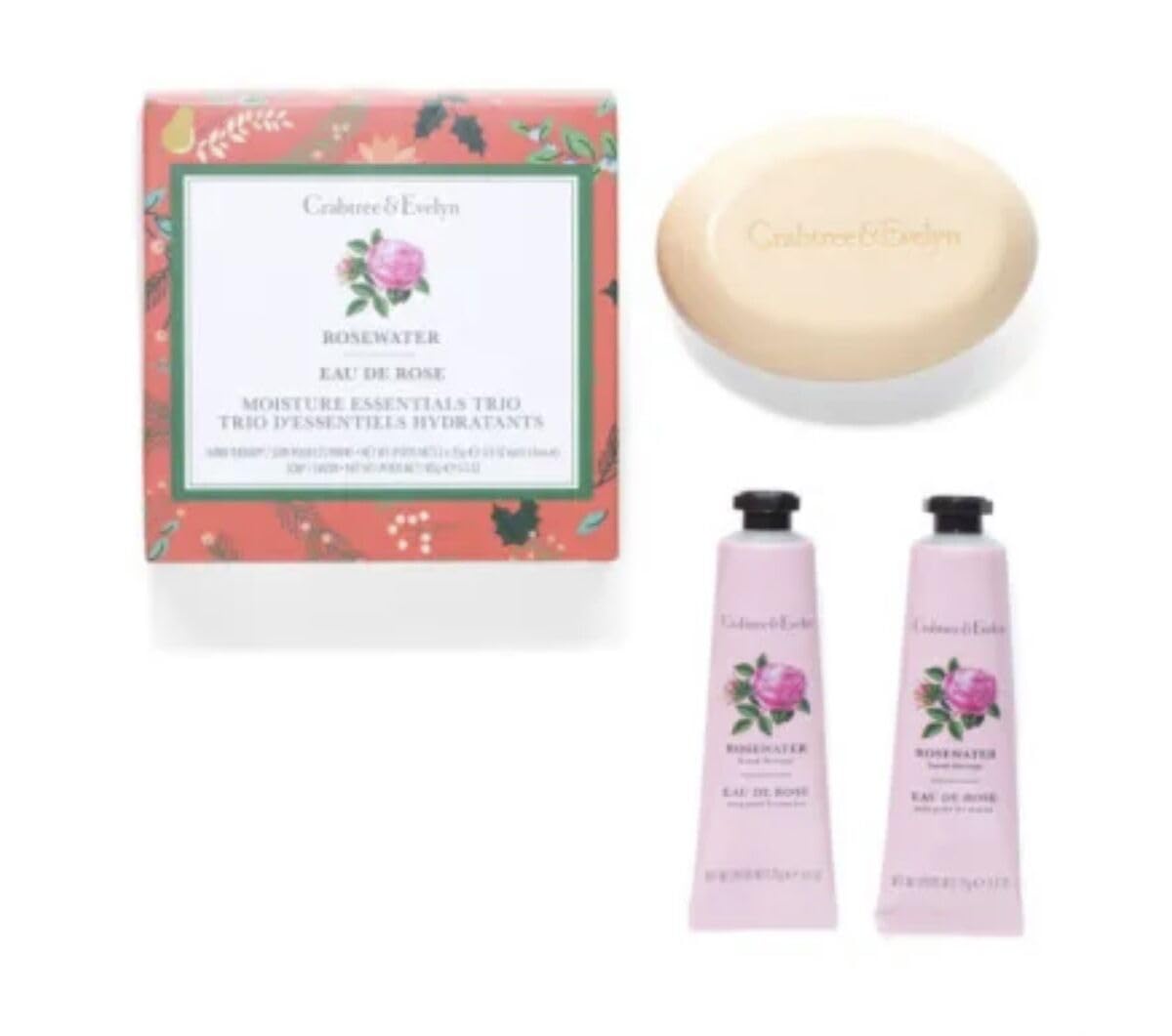 Rosewater Soap & Hand Therapy Gift Set