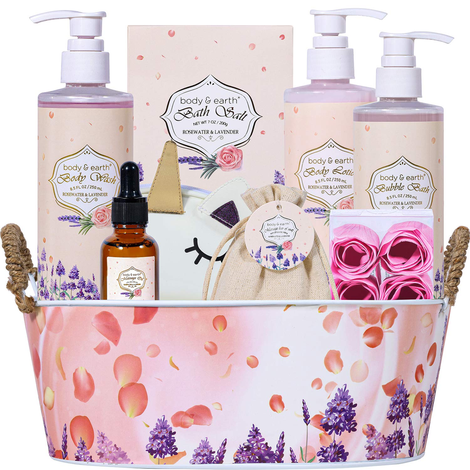 Rosewater & Lavender Bliss Spa Set