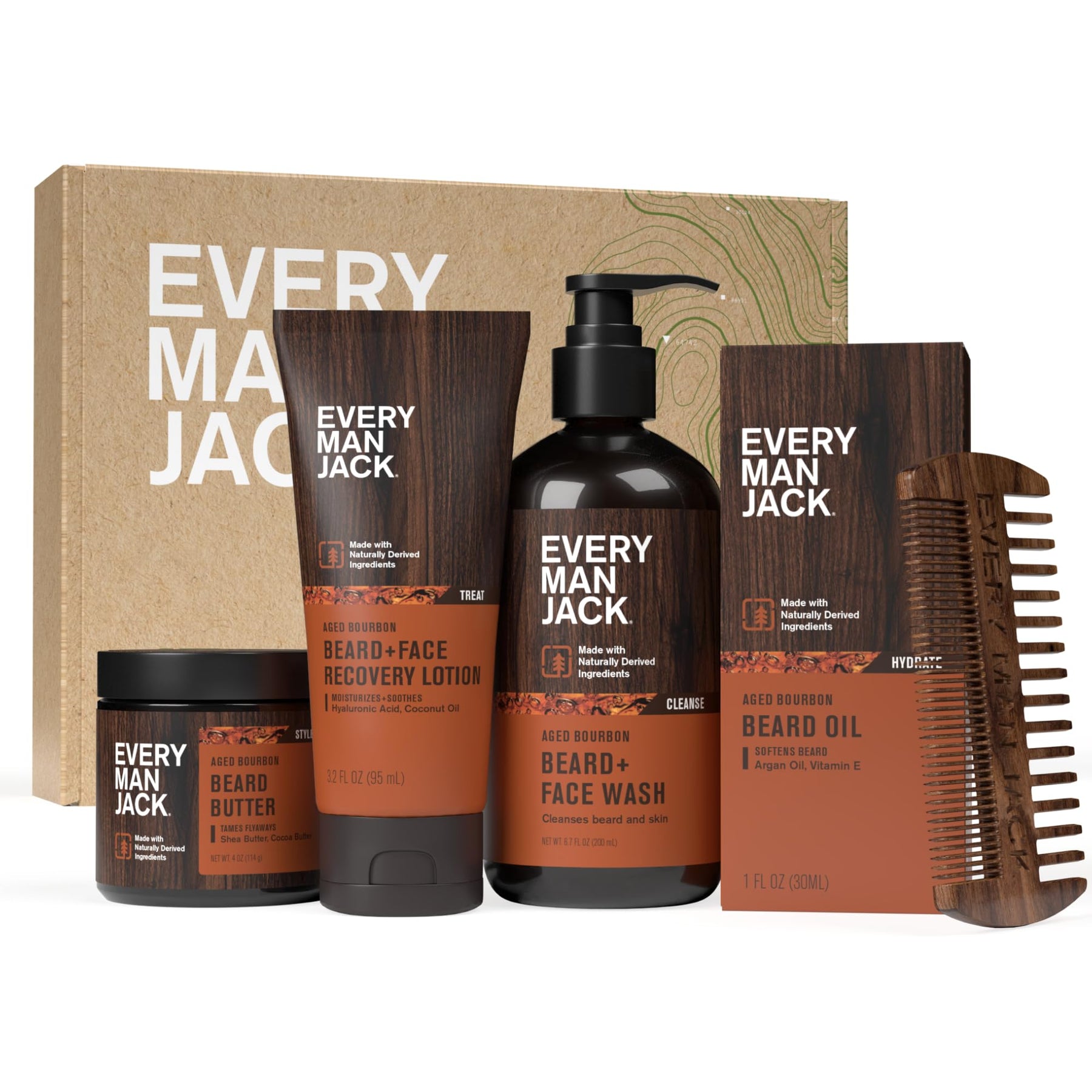 Every Man Jack Bourbon Beard Kit